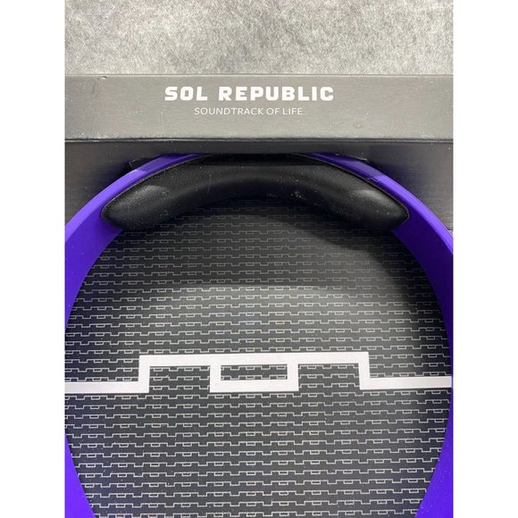 SOL REPUBLIC Sound Track Master Interchangeable Headband Purple New in Box - Picture 5 of 5